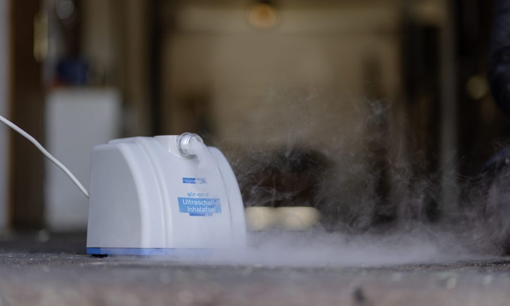 Ultraschall-Inhalator AirOne Stromversion in Betrieb